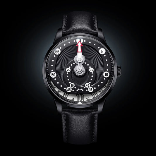 Montre Mandetbrote Secret Orbital Midnight Black