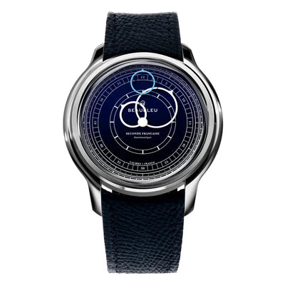 Image de Montre Beaubleu Seconde Française 19.24 Bleu de Minuit