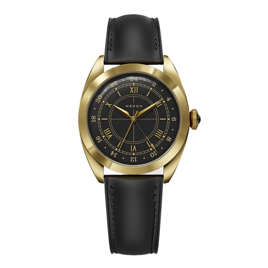 Montre Héron Mirabel GMT - Noir 4001-A