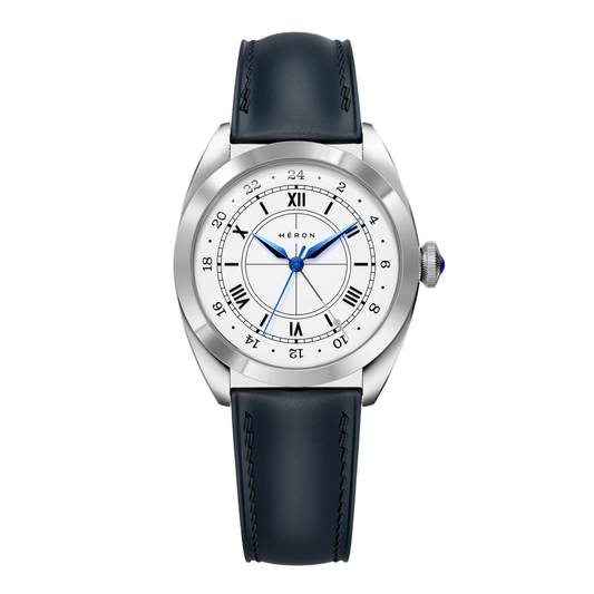 Montre Héron Mirabel GMT - Blanche 4002-A