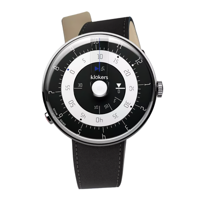 Image de Montre Klokers KLOK 01-M3 Ø44 Minimal + Bracelet Nato Bleu Foncé Offert