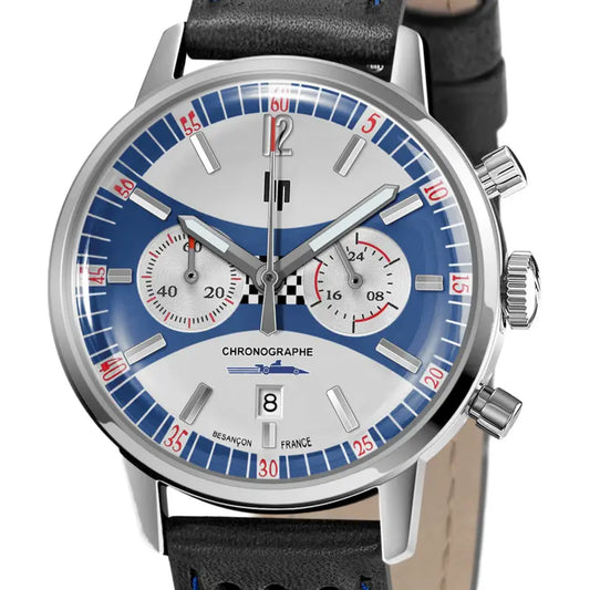 Montre Lip Rallye Méca-Quartz Chronographe « Grand Prix de France Historique » 670051