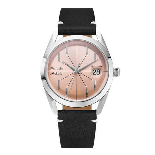 Montre Nivada Grenchen Antarctic Spider Salmon Date 32042A