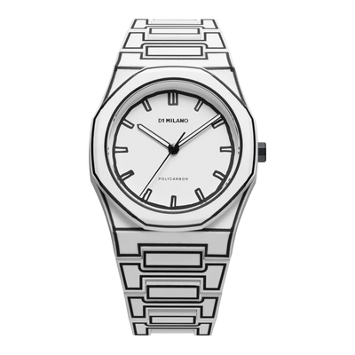 Image de Montre D1 Milano White Sketch Polycarbon 40,5mm D1-PCBJ34