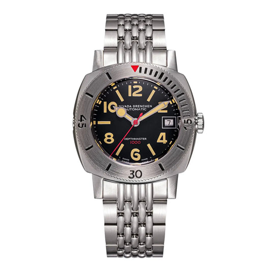 Montre Nivada Grenchen Depthmaster Black 14106A