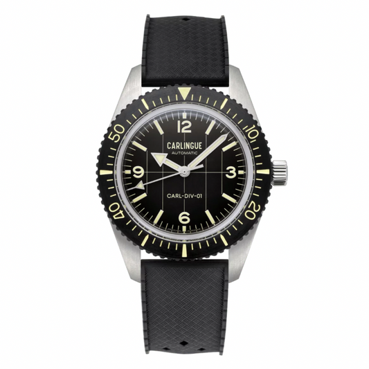 Montre CARLINGUE Diver 01 Noir CT-001-B