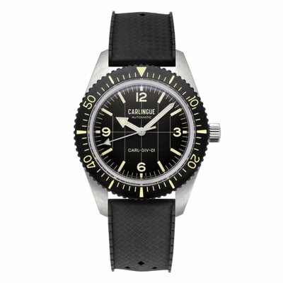 Image de Montre CARLINGUE Diver 01 Noir CT-001-B