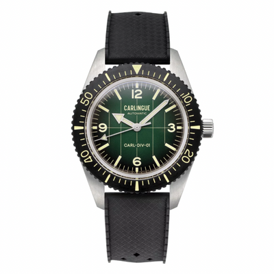 Image de Montre CARLINGUE Diver 01 Vert CT-001-D