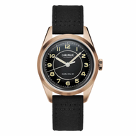 Montre CARLINGUE Military 01 Noir PVD Or Rose CT-003-B-RG