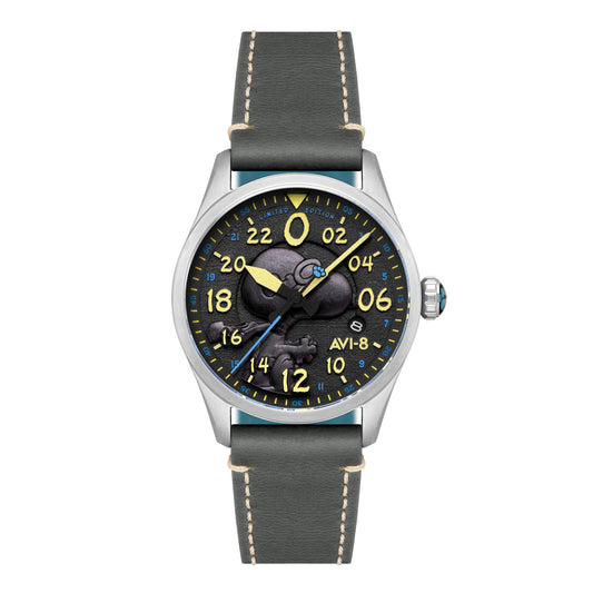 Montre AVI-8 Spitfire Peanuts Snoopy Flying Ace 24 hour Automatic Limited Edition AV-4150-01