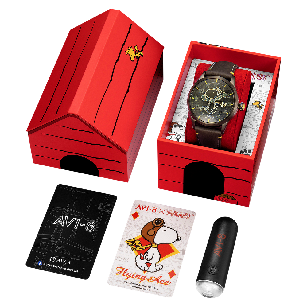 AVI-8 AV-4156-03 coffret Peanuts Snoopy édition limitée