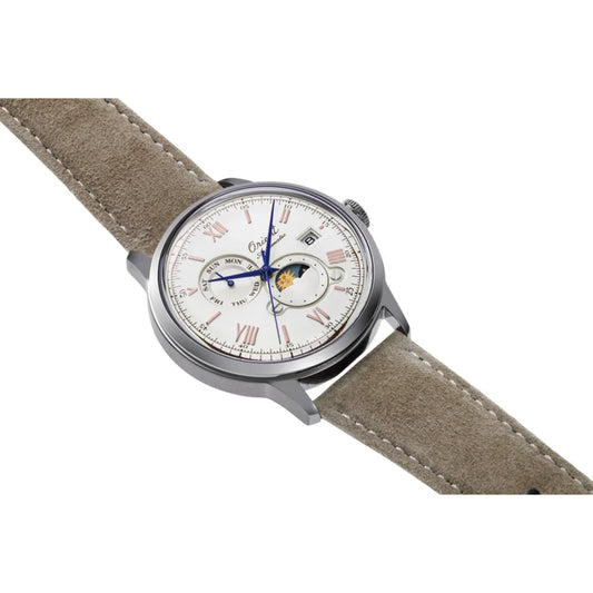 Montre Orient Bambino Sun & Moon 75e Anniversaire RA-AK0808S