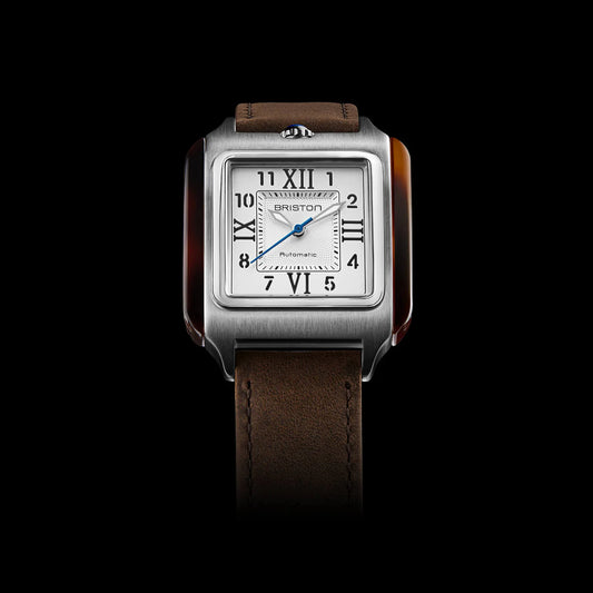 Montre Briston Streamliner Kennedy Auto 36 Tortoise Blanche 251936.SA.T.2.C