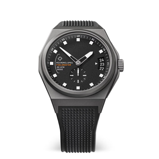 Montre Micromilspec Fieldmaster Microblasted Titanium
