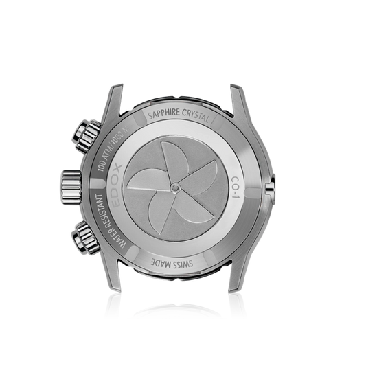 Montre Edox CO-1 Chronographe Quartz Bleue 10242-TIN-BUIDN