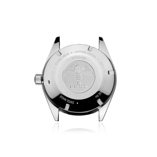 Montre Edox Skydiver 38mm Noire 80131-3NM-NIB