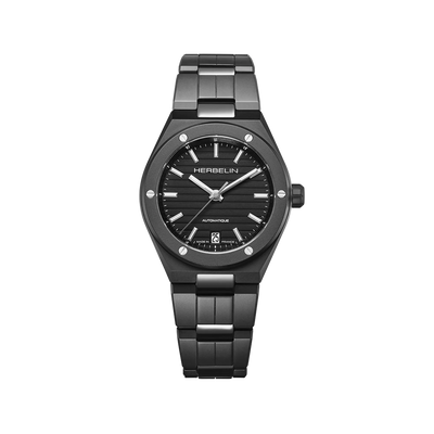 Image de Montre Herbelin Cap Camarat Auto Céramique Noir Mat 1545BCRN14M