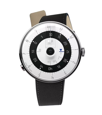 Image de Montre Klokers KLOK 01 M5 Ø44 Minimal + bracelet offert nato noir et blanc