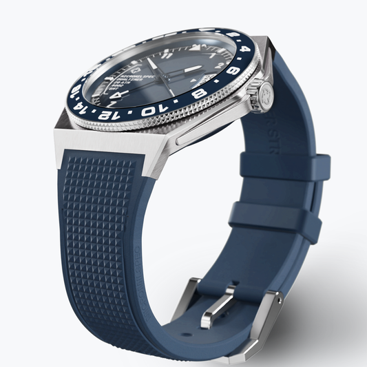 Montre Micromilspec Dualtimer Pilot GMT Blue Dial