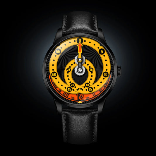 Montre Mandetbrote Secret Orbital Orange Crush