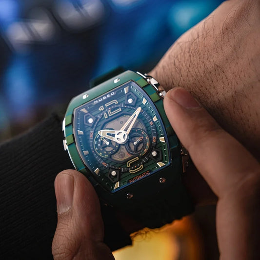 Montre Nubeo Magellan 24H Automatic Dark Green NB-6087-05