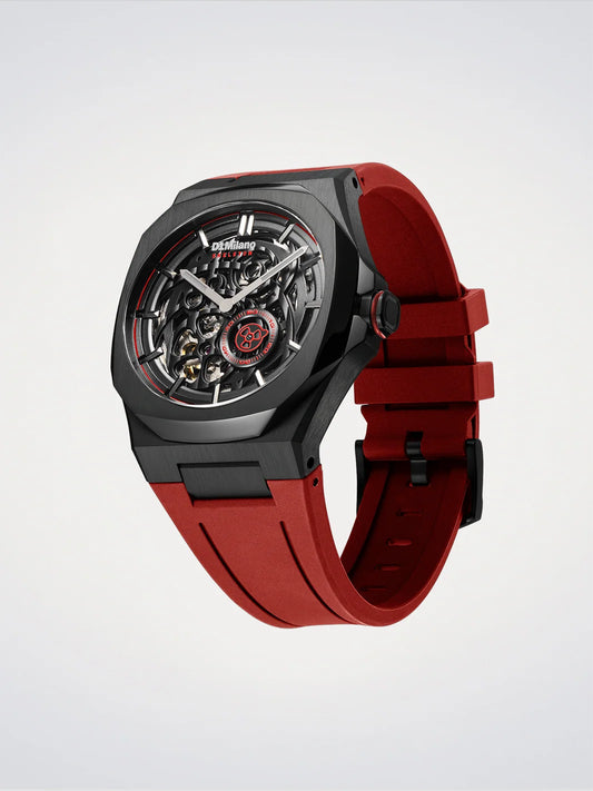 Montre D1 Milano Skeleton Crimson Core SKRJ18