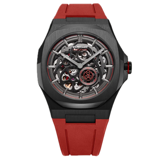 Montre D1 Milano Skeleton Crimson Core SKRJ18