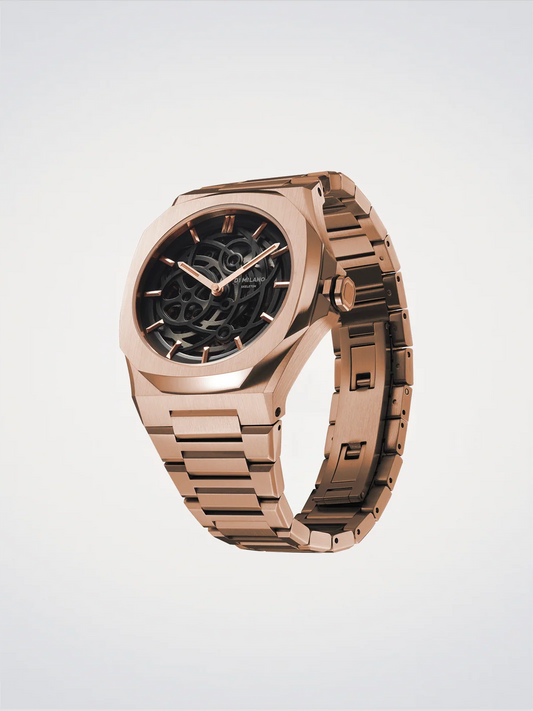 Montre D1 Milano Skeleton Rose Gold SKBJ12