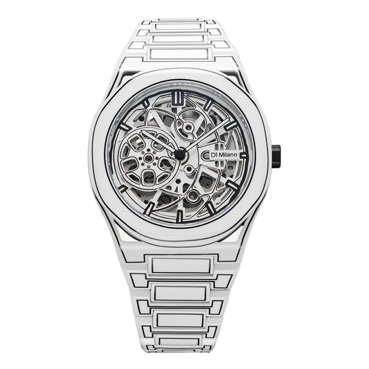 Montre D1 Milano White Sketch Skeleton D1-SKBJ20