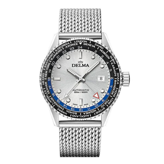 Montre Delma Cayman Worldtimer Automatic Grey 41801.710.6.061