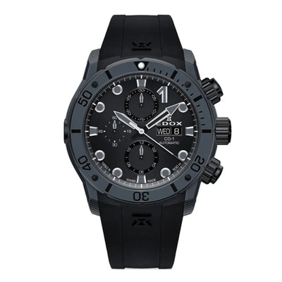 Image de Montre Edox CO-1 Carbone Chronographe Automatique 01125-CLNGN-NING