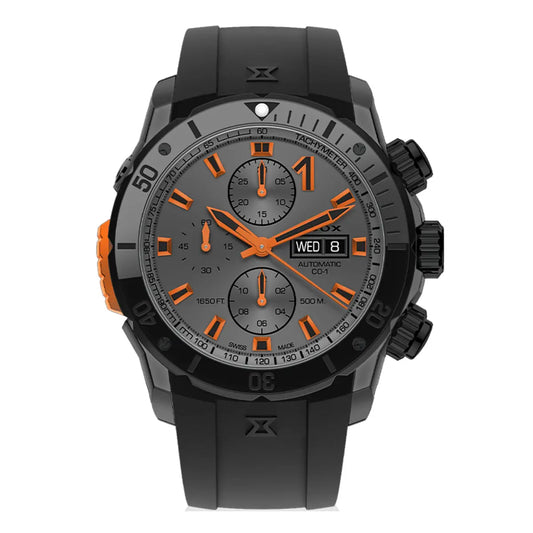 Montre Edox CO-1 Chronographe Automatique 01128-37GNNOCA-GNO