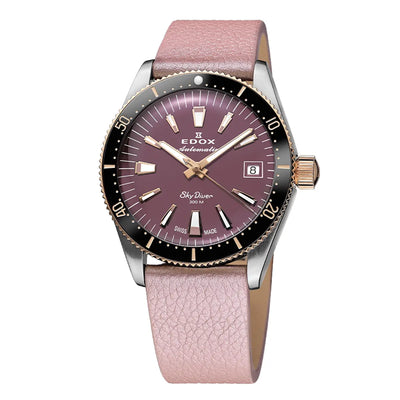 Image de Montre Edox Skydiver 38mm Violette 80131-357RNRC-VIO