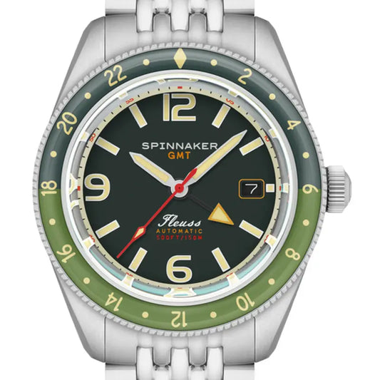 Montre Spinnaker Fleuss GMT Automatic "Forest Green" SP-5120-44
