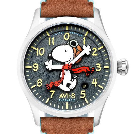 Montre AVI-8 Flyboy Engineer Automatic Peanuts Snoopy Flying Ace Limited Edition AV-4133-03