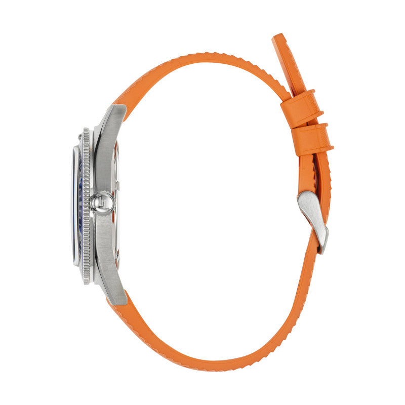 Vue de profil et couronne vissée de la LIP Nautic 3 Quartz référence 671861
