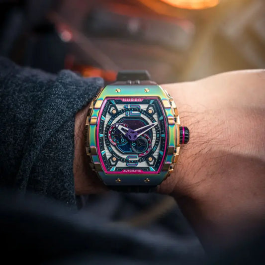 Montre Nubeo Magellan 24H Automatic Iridescent Gold NB-6087-03