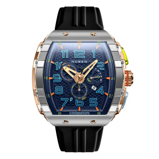 Montre Nubeo Magellan Chronograph Retrograde Asteroid Blue NB-6088-01