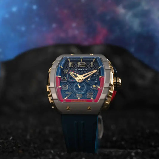 Montre Nubeo Magellan Chronograph Retrograde Gamer Blue NB-6088-04