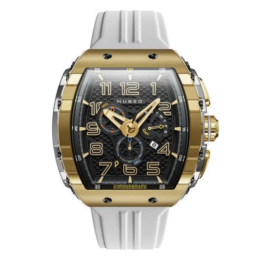 Montre Nubeo Magellan Chronograph Retrograde White Gold NB-6088-06