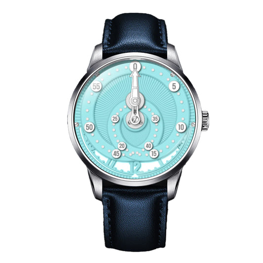 Montre Mandetbrote Secret Orbital Aqua Blue