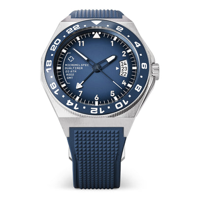 Image de Montre Micromilspec Dualtimer Pilot GMT Blue Dial