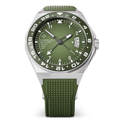 Image de Montre Micromilspec Dualtimer Pilot GMT Green Dial