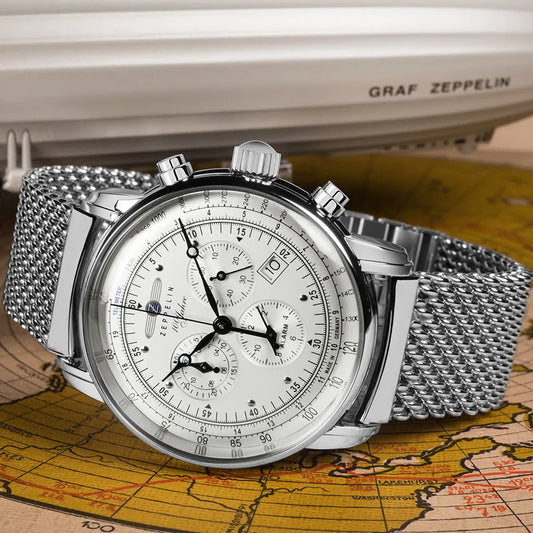 Montre Zeppelin 100 Jahre Chronographe 7680M-1