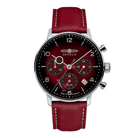 Montre Zeppelin Hindenburg Chronographe Solaire 8086-2N
