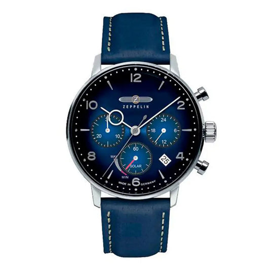 Montre Zeppelin Hindenburg Chronographe Solaire 8086-3N