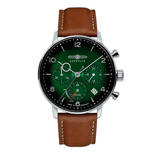 Montre Zeppelin Hindenburg Chronographe Solaire 8086-4N