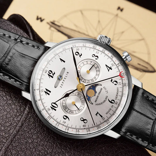 Montre Zeppelin LZ129 Hindenburg Phase de Lune 7036-1