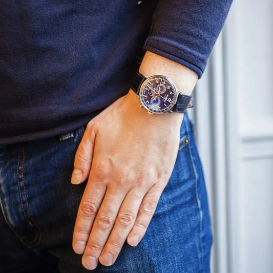 Montre Zeppelin LZ129 Hindenburg Phase de Lune 7036-3