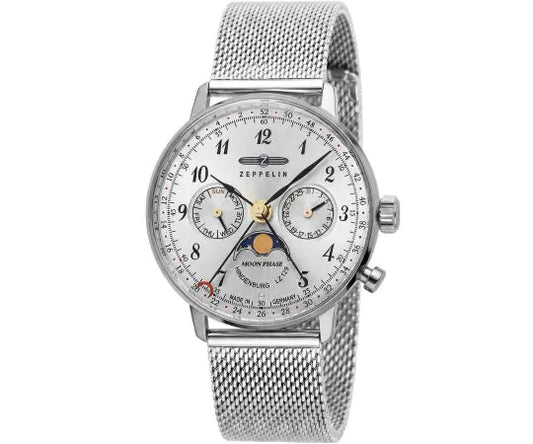 Montre Zeppelin LZ129 Hindenburg Phase de Lune 7037M-1